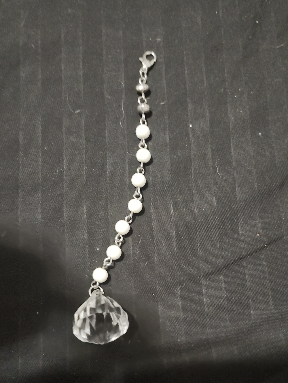 Handcrafted Starlight Prism Zipper Pull Bag Charm